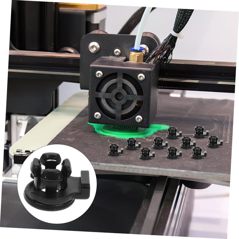 Mobestech Printer Hotend Tube Connector Clips Plastic Fittings Set for