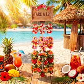 Yerliker Hawaiian Lei Stand Kit for Leis Display Storage
