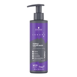 Schwarzkopf Professional Chroma ID Bonding Colour Mask, Semi Permanent Colour System, Colour Mask, Nourishing Tint Hair Mask, Hair Treatment, Intensive Care, Vegan Formula, Purple, 250 ml