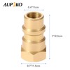 Aupoko A/C Retrofit Valve with Dust Cap, R12 R22 to