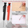MotiMind 8 pack 2.8mm Mechanical Carpenter Pencils with 48 Refills,