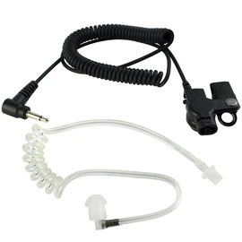 Retevis 3.5mm Receiver Listen Only Acoustic Tube Earpiece, 1 Pin Noise Cancelling Headset for Motorola Two Way Radios, Transceivers and Walkie Talkie Speaker Mic Jack (1 Pack)