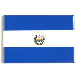 Flag of El Salvador Fridge Magnet (2 x 3 inches)