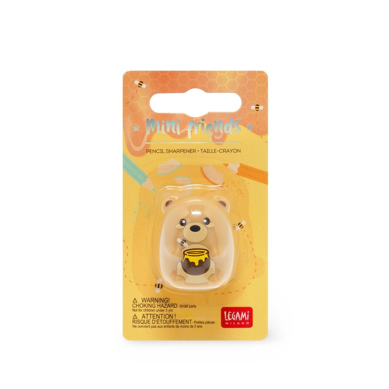 Legami - Pencil Sharpener - Mini Friends, Pencil Sharpener Ideal