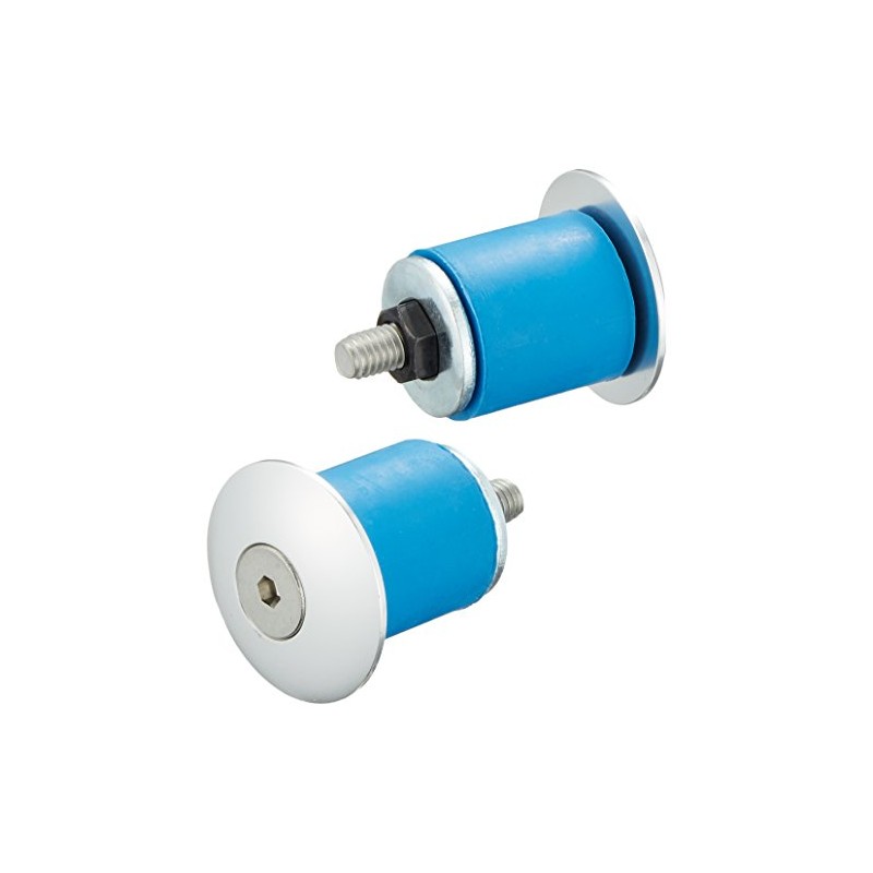 FTB VLP-40-9 Drop Bar End Cap Aluminum Silver VLP-40-9