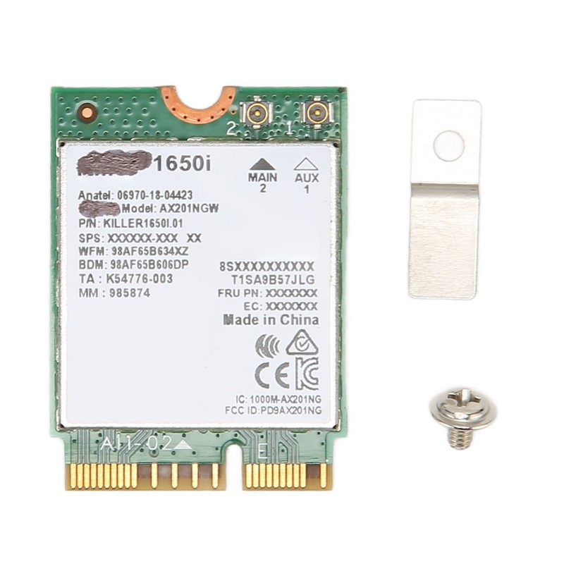 AX201NGW WiFi 6 Card for Win10 CNVIo2 Interface Dual Band