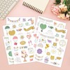 12 Sheets 219 Pieces Wedding Scrapbook Stickers Valentine's Day Wedding