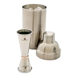 Double Sided Jigger - Japanese Style Cocktail Jigger - 1 oz and 2 oz - Polished 18/8 Stainless Steel - Professional Bar Jigger - 1ct Box - Restaurantware