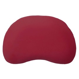 Edda Lux Cover suitable for Tempur Curve S and M sleeping pillows, 61 x 40 cm, shape-retaining jersey pillowcase with zip, made of 100% cotton, in carmine