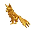 FAYZSOWSR 3D Printing Fox, Chinese Mythology Nine Tailed Fox Figurine