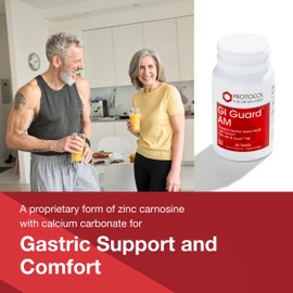 PROTOCOL FOR LIFE BALANCE PROTOCOL FOR LIFE BALANCE GI Guard - for Gastric Health & Comfort - with PepZin GI - for Digestive Gut Health - Non-GMO & Vegan - 60 Tablets