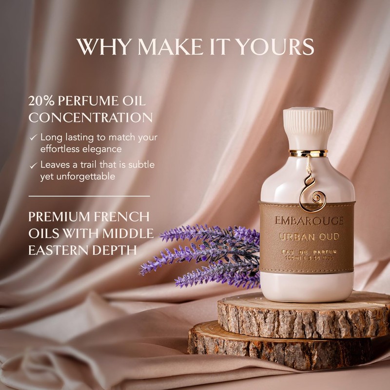 EMBAROUGE URBAN OUD Unisex Fragrance | Perfume for Men and