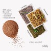 Whiffy Bean Bags Microwave Heating Pad Filled With Flax Seed and Choice of Dried Herbs, Herbal Cold Pack, Good Size for Back Pain and Cramps, Hot and Cold Therapy, 6" x 12" (Red Fox, No Added Herbs)