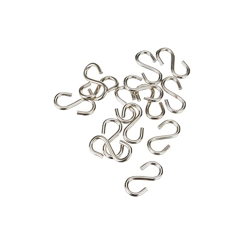 Chapuis 230/17Z 100 S-Hooks Zinc-Coated Steel Diameter 3 mm Opening