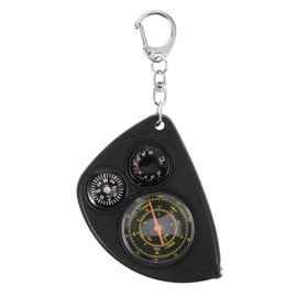 CORHAD Compass Keychain Practical Multifunctional Clip for Hiking Camping Outdoor Sports Durable Material with Accurate Scale Measurement for Hunting