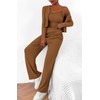 BTFBM Women's Fall Lounge Sets 3 Piece Outfit Tracksuits Casual