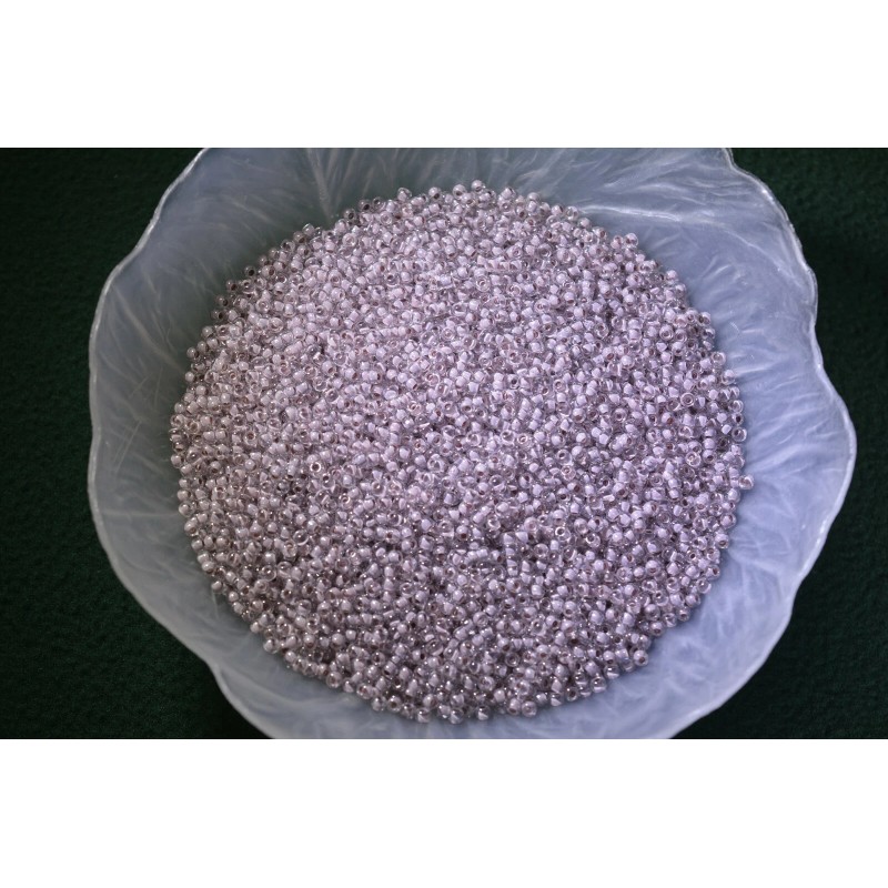 Toho Seed Beads 8/0 - Inside Crystal Lavender Lined
