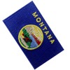 Montana State Flag Embroidered Emblem Iron On Sew On MT