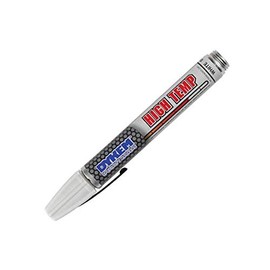 Dykem 42199 White Medium Marking Pen - 44219 [PRICE is per EACH]
