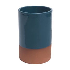Dexam Sintra Glazed Terracotta Wine Cooler - Ink Blue