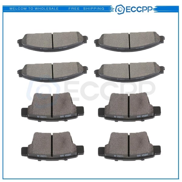 ECCPP Front and Rear Brake Ceramic Pad For 2005 2006