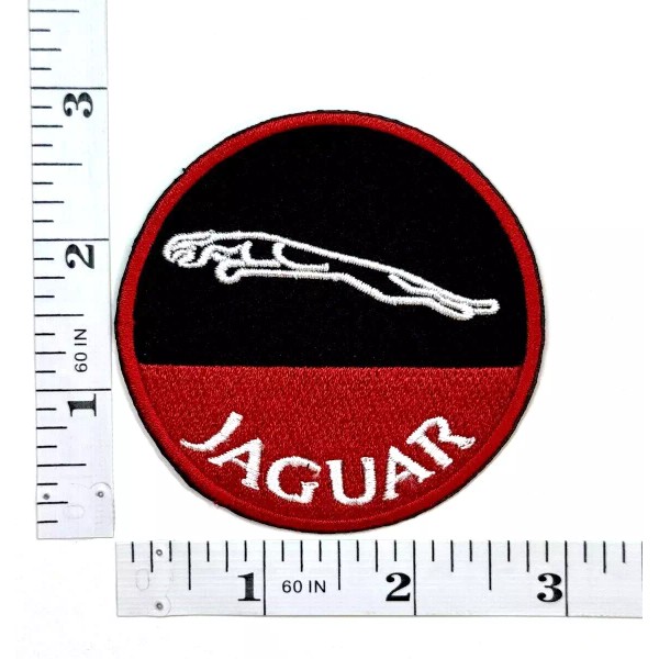 Unbranded Embroidered Patch - Red & Black - White Letters