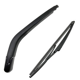 Rear Windshield Wipers Blade Arm Set for Toyota Highlander 2001-2007 Back Glass Wiper Arm Blade Replacements All Seasons Fit, Replacement OE: 85241-48080