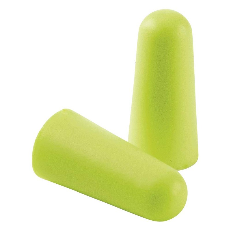 Sellstrom Disposable Uncorded Foam Ear Plugs, 32dB NRR, Hi-Viz Green