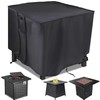 Saking Fire Pit Cover,32 Inch Square Firepit Covers Outdoor Gas