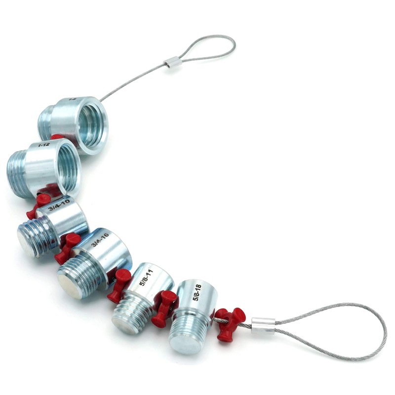 Jumbo Thread Gauge - Large Inch Sizes - Nuts, Bolts