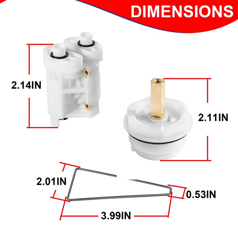 Shower Valve Cartridge Kit Fit for Powers 800 and 900