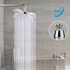 Round Rain Shower, Markcco 8'' Round High Pressure Shower Made