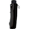Nakatani Natural Basic Gentleman's Folding Umbrella, Classy Stripe, Black [424-034],