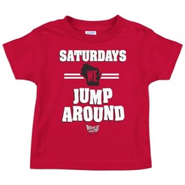 Saturdays Baby Apparel for Wisconsin Football Fans (2T-7T) (Red Toddler Tee, 3T)