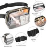 MATEPROX Clear Fanny Pack for Women Men, Crossbody Bag Stadium
