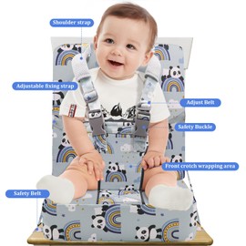 Booster Seat for Dining Chair, Toddler Harness