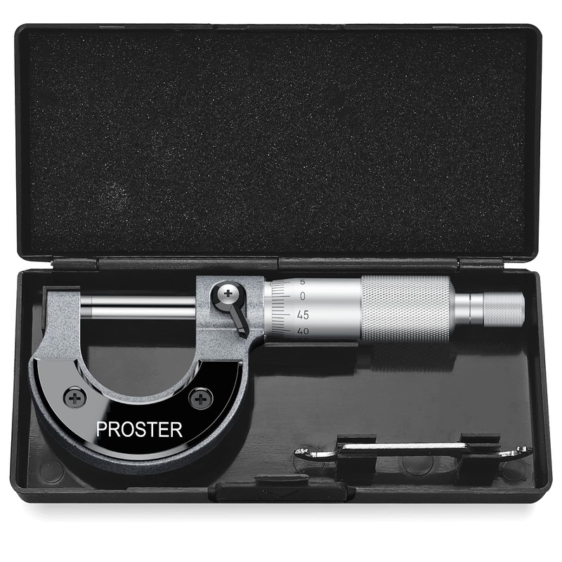 Proster Outside Micrometer Measuring Range 0-25 mm Micrometer 0.01 mm