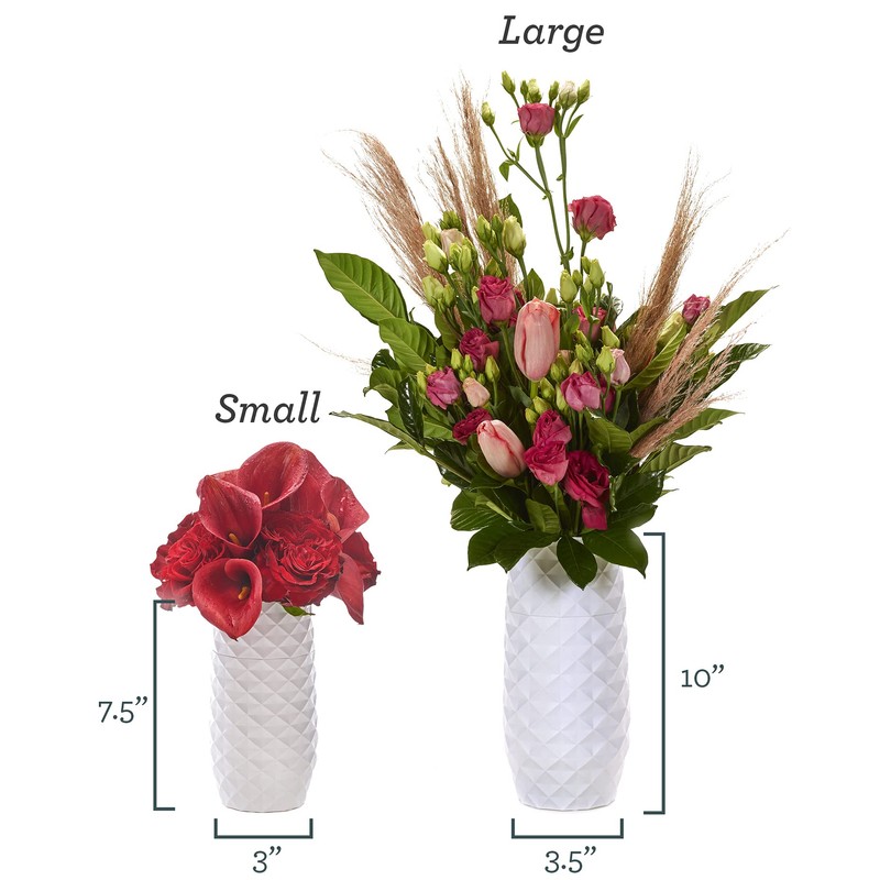 The Amaranth Vase - Unique Design for Easy Water Draining