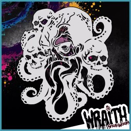Wraith SprayWorks Horror From the Deep #1 - Reusable Airbrush Stencil Template