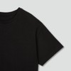 JAJU Smart Cotton Short-Sleeve Lounge Dress_Black