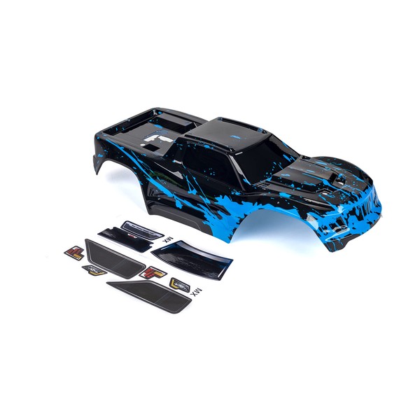 Custom Body Muddy Blue Style Compatible for V1 Traxxas Maxx