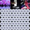 LED Coaster White,50 Pack Light Up Coasters,LED Sticker Lights,Wine Bottle