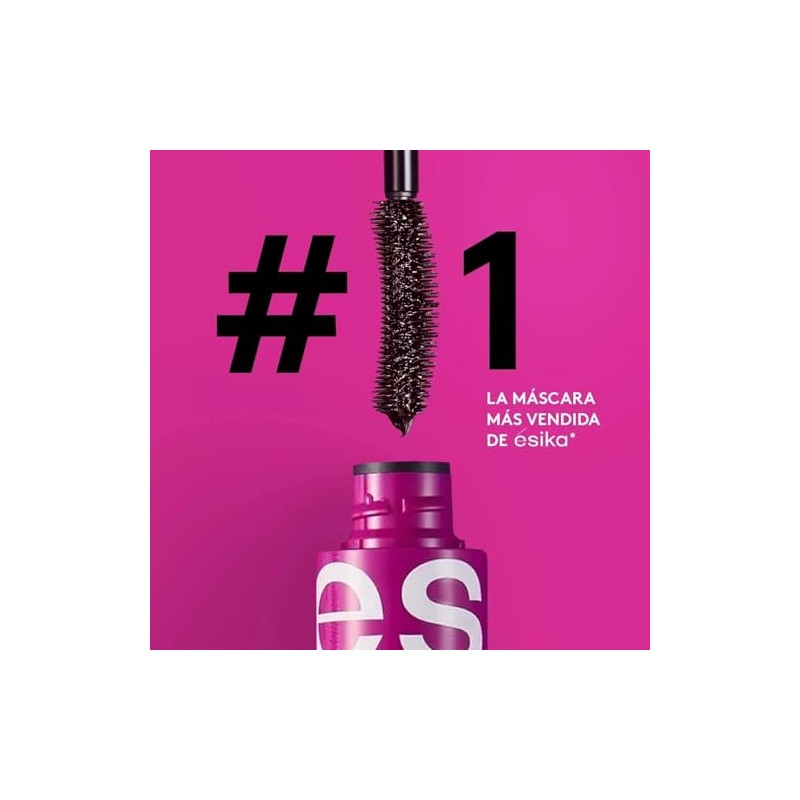 ésika - Mega Full Size Máscara de Pestañas Negro 8
