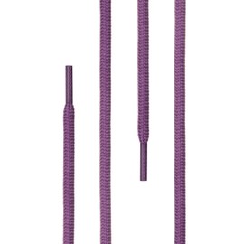 Di Ficchiano Round Shoelaces for Business, Sports and Leather Shoes, Tear-Resistant All-Round Laces, Diameter 3 mm, Lengths 60 cm - 130 cm, 25 Colours Made in Europe, purple