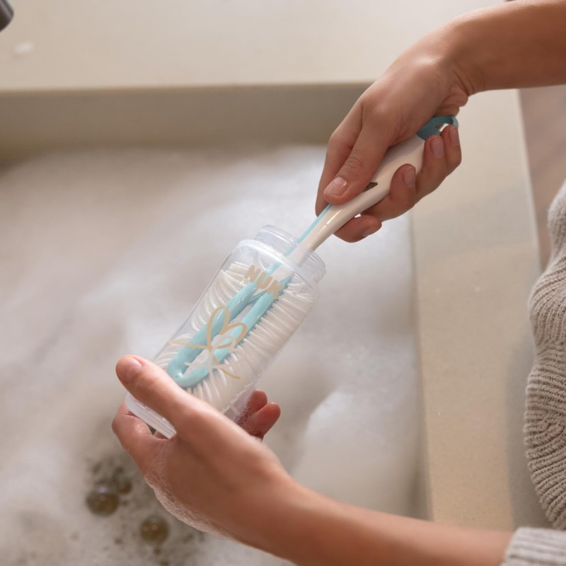 NUK Twist Bottle Brush for Thorough and Gentle Cleaning of