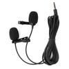 ASHATA Lavalier Microphone Omnidirectional Lapel Mic, Portable Professional Microphone with
