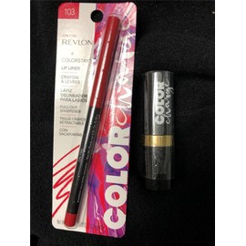 Revlon Super Color Charge Collection, Lipstick + Lip Liner, (027 & 103)