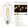 Vintage LED Dimmable Edison Light Bulbs 100W Incandescent Equivalent, 8W