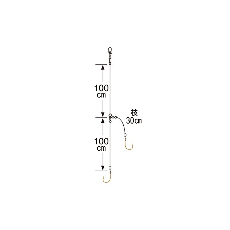 Gamakatsu Amadai Rig Standard 2 FA108 4 - Harris 3.