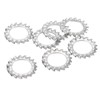 sourcing map 40Pcs External Tooth Washers, M14 304 Stainless Steel